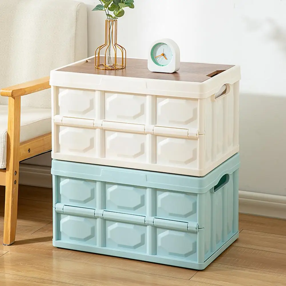 

Бытовой ящик для хранения, компактный, вместительный, портативный, для путешествий, для багажника автомобиля, ящик для хранения, товары для ...