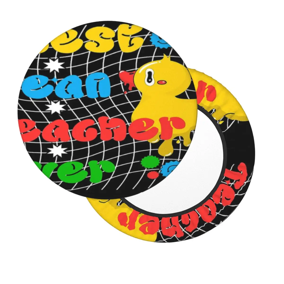 Забавный Круглый Барный стул Nicest Mean для учителя, праздничный декор, отличный подарок, подходит для кухни