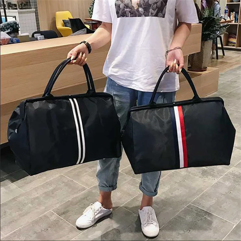 

Large-capacity Portable Travel Bag Female Duffel Bag Short-distance Travel Travel Bag Light Travel Bag Male Fitness Bag