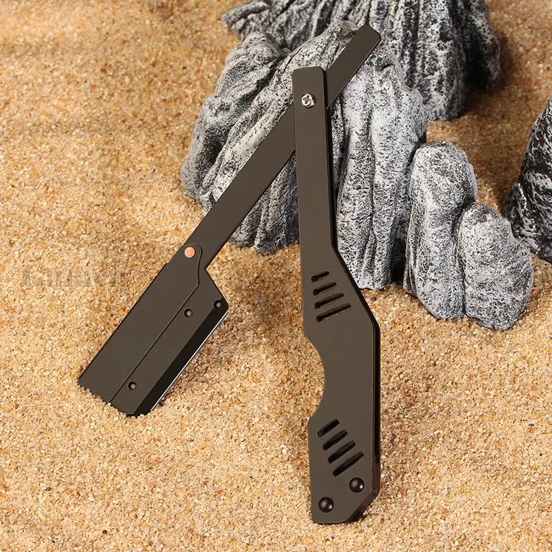 Мужская подмышка для волос и бороды черный металлический парикмахерский ручной