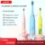 Электрическая зубная щетка gollinio, быстрая зарядка через Usb, детская зубная щетка GL26T, перезаряжаемая зубная щетка, Сменная головка, высокое качество - изображение