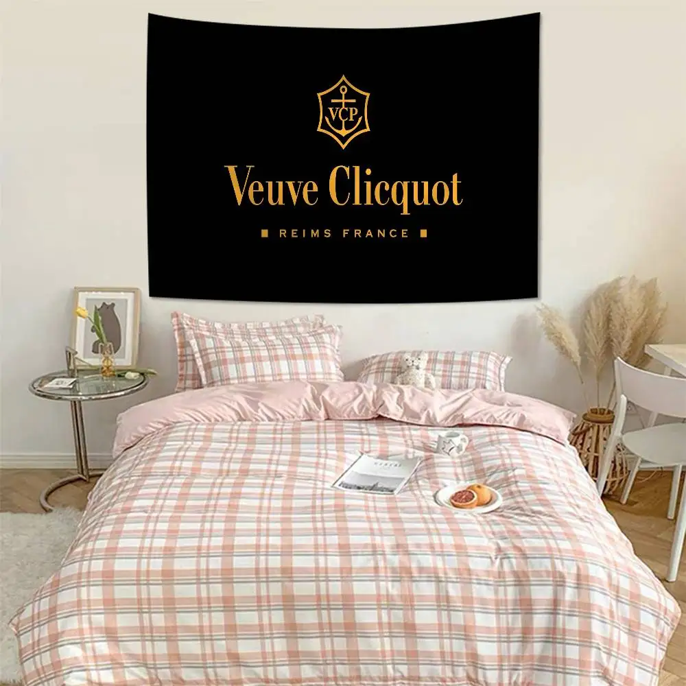 V-Veuve C-Clicquot Настенный гобелен с мультяшным рисунком, научно-фантастический дизайн, декор для дома и комнаты (art.: 3920d9993aad2) - 3920d9993aad2