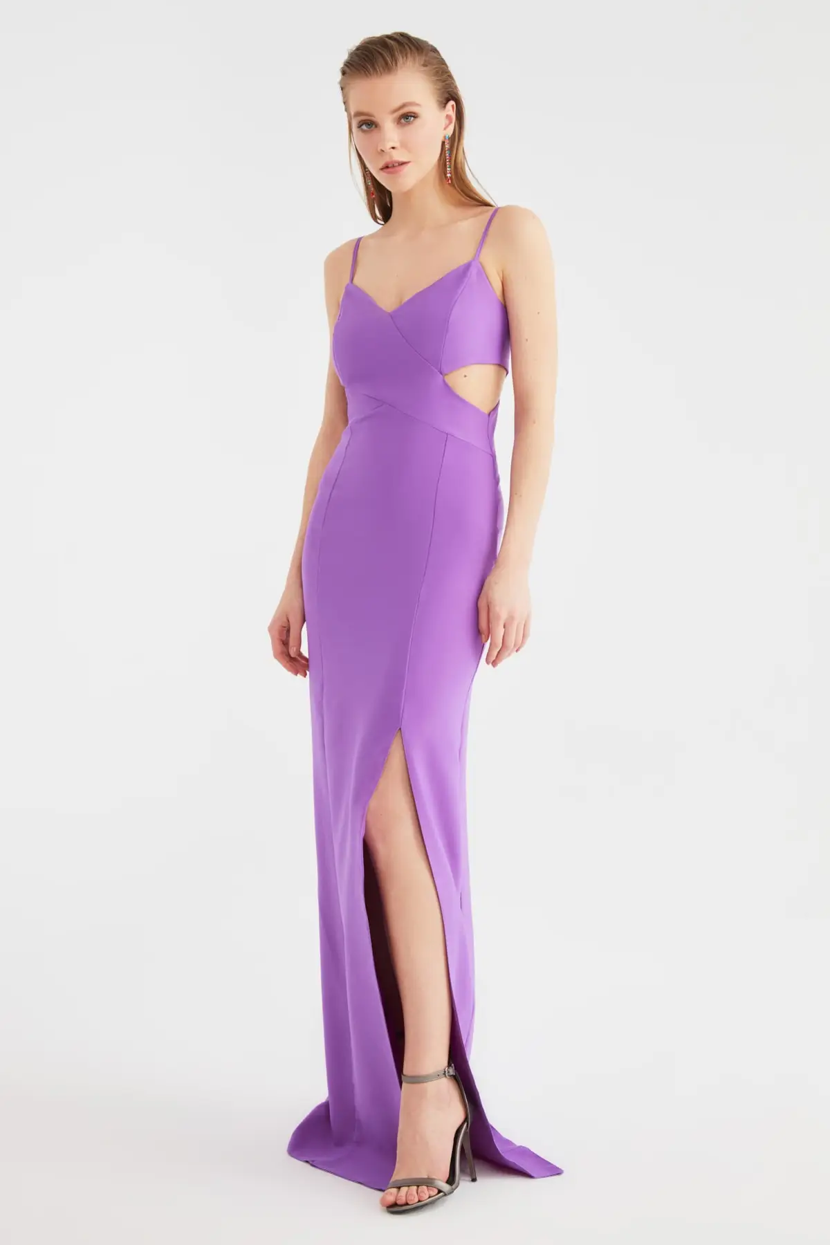 Вечернее платье с низким вырезом TPRSS19UT0124|Вечерние платья| |