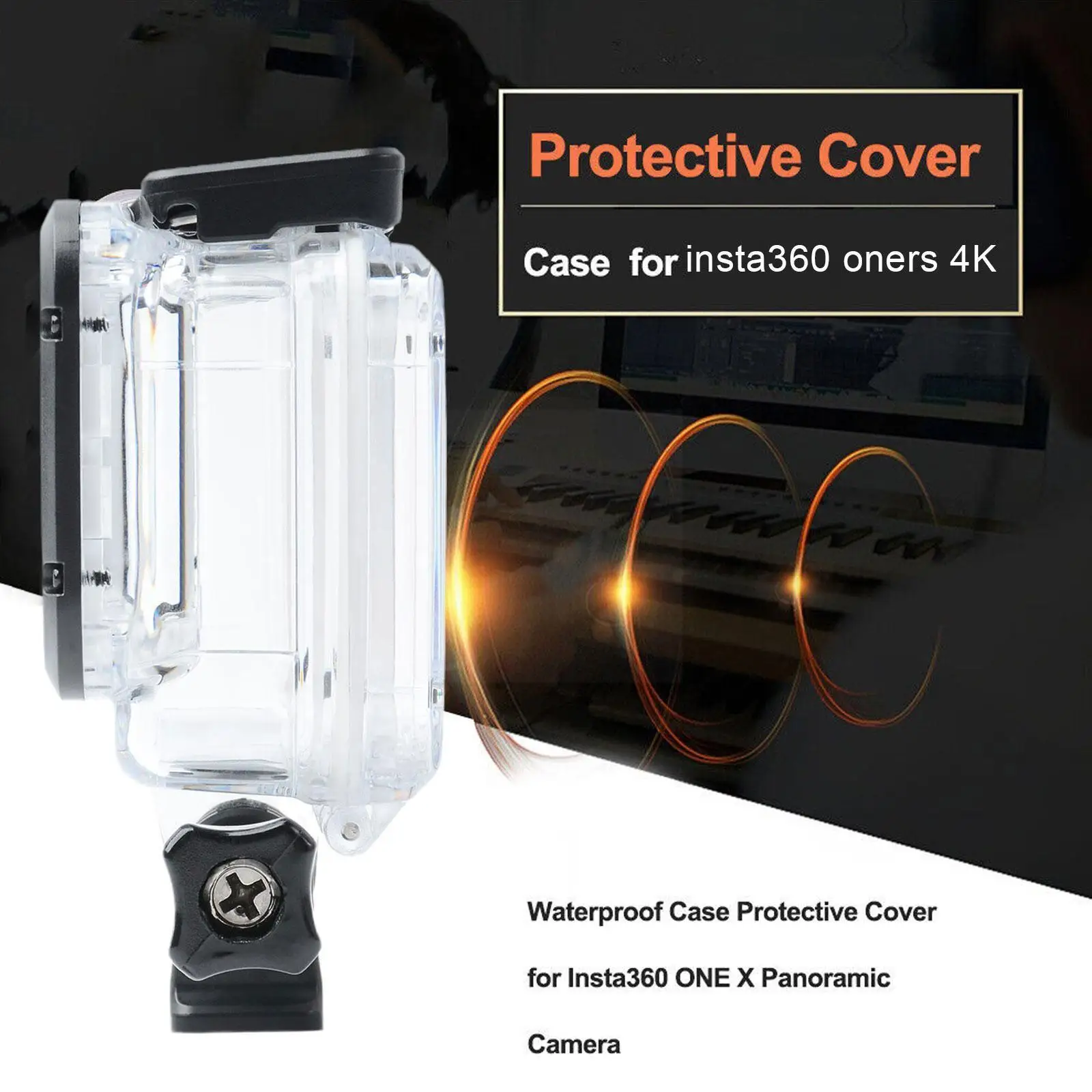 

Waterproof Underwater Housing For Insta360oners 4k Waterproof Camera Accessories G3v6