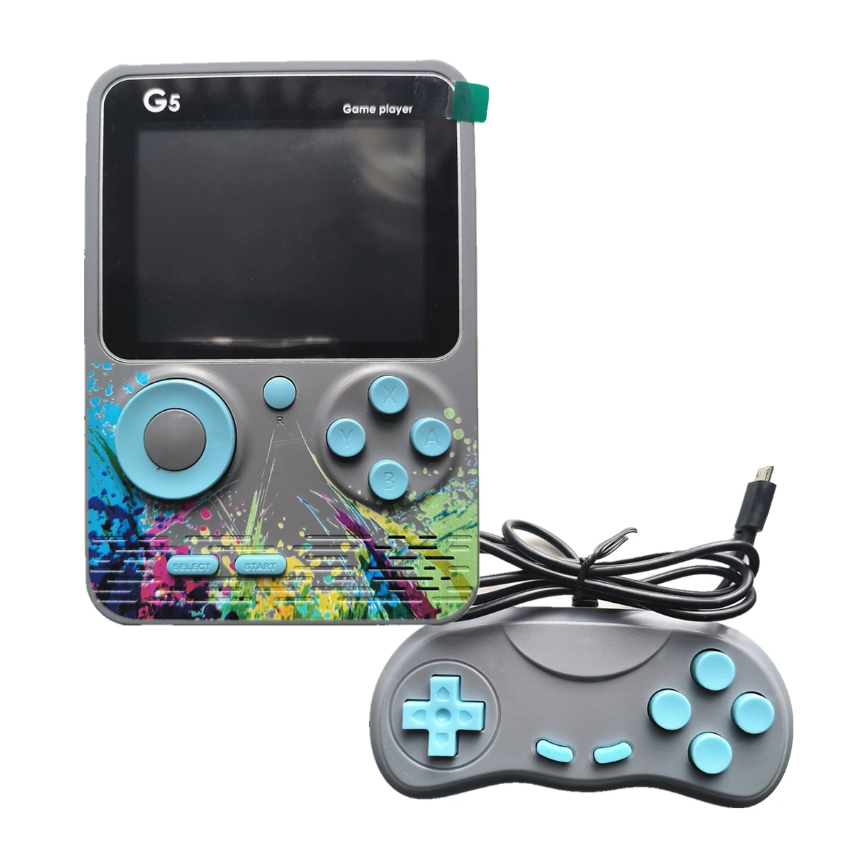 

500 in 1 Handheld video Game Console with 500 Classic Games supports 2 players Portable Game Console for Kids Adults