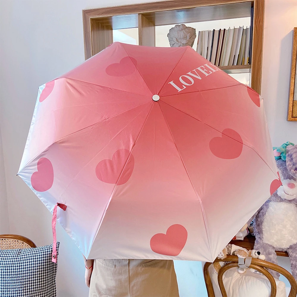 

Automatic Folding Umbrellas Fashion Windproof UV Proof Umbrella Rain Women Sun Umbrella Outdoor Portable Umbrellas for Girl Gift