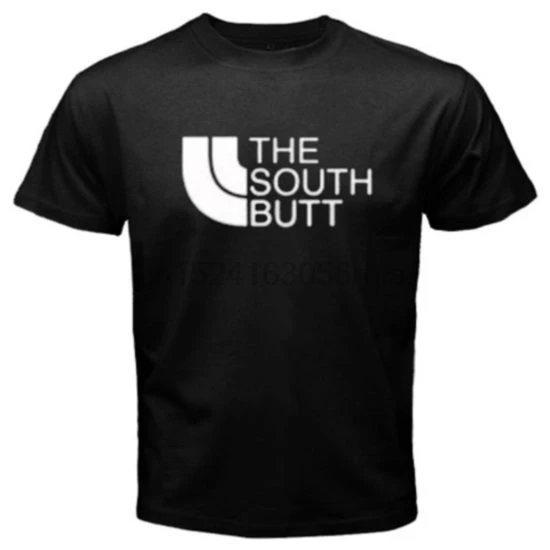 Черная футболка The South ягодицы SB1