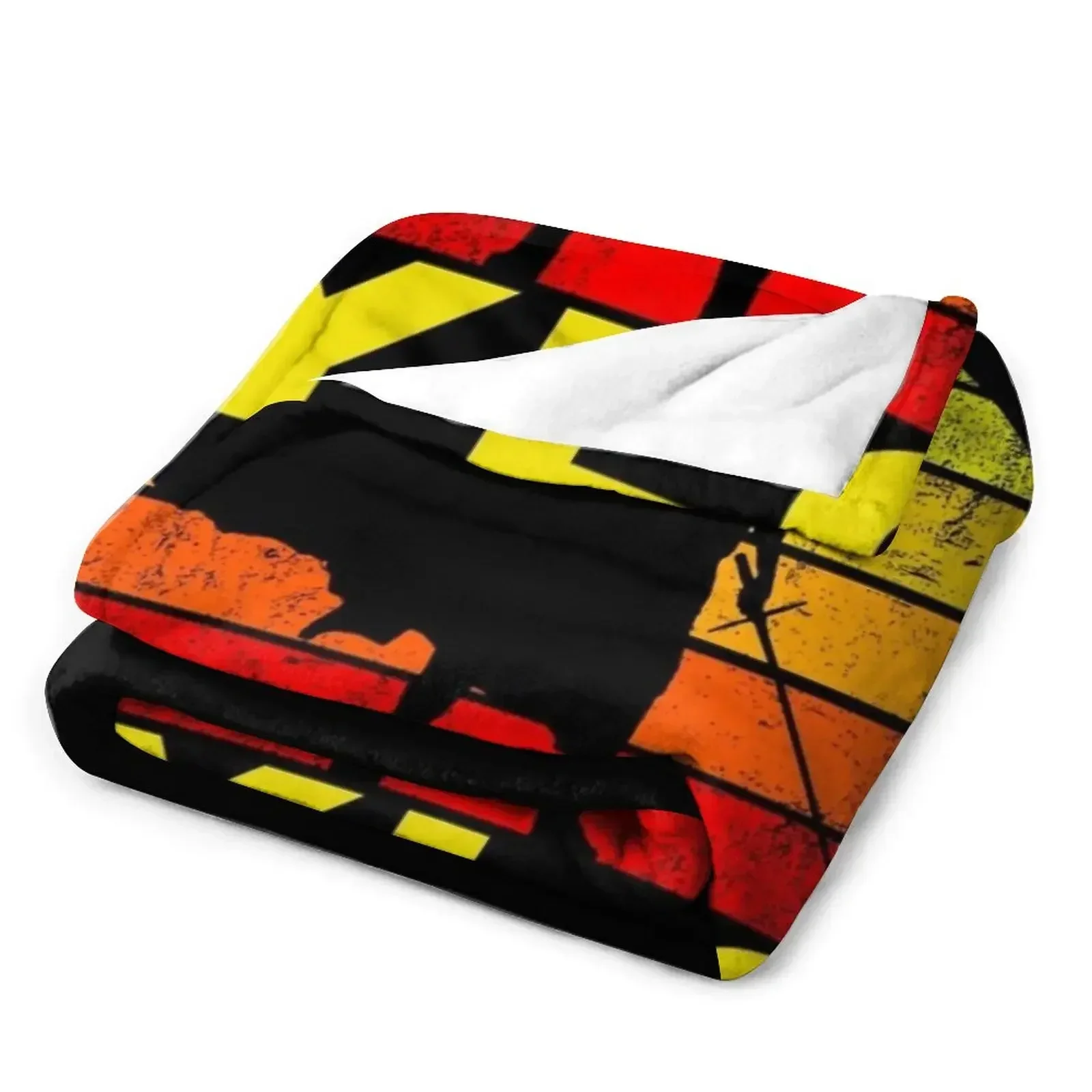 Новое желтое одеяло KYLO в стиле ретро том 1 милое клетчатое для дивана тонкие