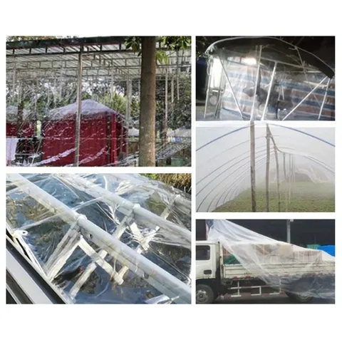 2 м ПВХ прозрачный брезент холст сочные растения брезент крышка балкон окна непромокаемый белый веревочный край несколько спецификаций