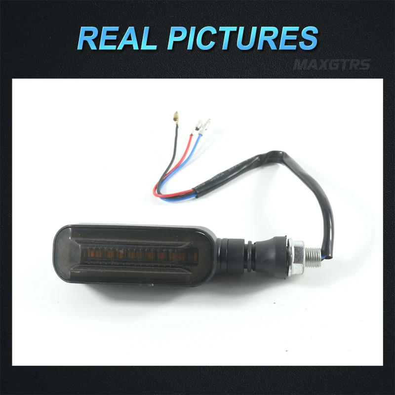 2 шт. универсальные светодиодные мотоциклетные поворотники