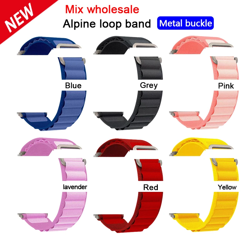 

Ремешок нейлоновый для iwatch series Ultra 8 7 se 6 5 4, браслет для смарт-часов 30 шт., 45 мм 49 мм 44 мм