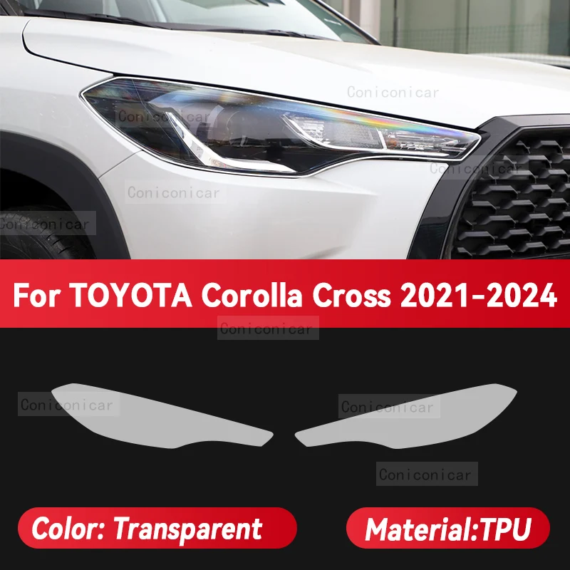 

Для TOYOTA Corolla Cross Hybrid 2021-2024 Защитная пленка для передней фары автомобиля