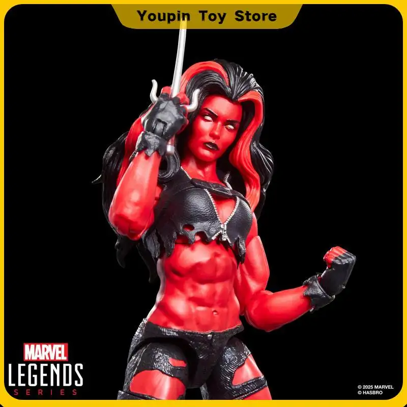Фигурка Marvel Legends Series Red She-Hulk, 6-дюймовая фигурка Халка, коллекционная модель, декор для комнаты, игрушка с подвижными суставами, подарок на день рождения (art.: 3920da4fdb0f2) - 3920da4fdb0f2
