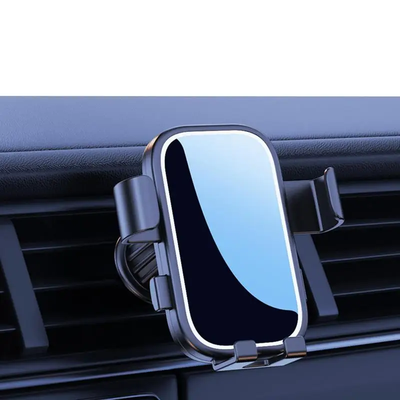 

Car Phone Holder Gravity Air Vent Car Mount With Suction Cup Enjoy Never Blocking Universal Car Phone Holder Mount Easily