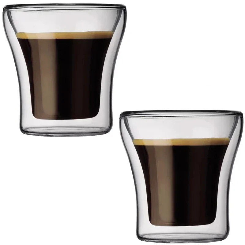 

Стаканы для кофе из боросиликатного стекла, 1/2/4 шт.