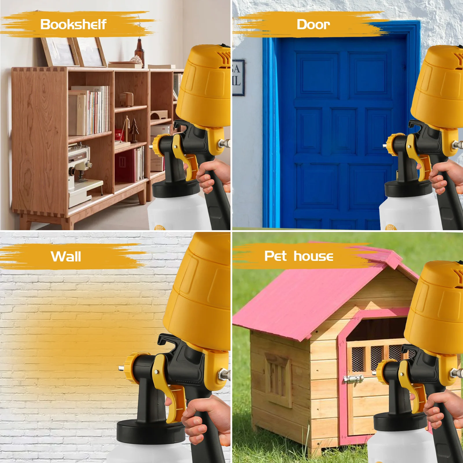 Электрический инструмент Hvlp краскопульт ручной для украшения дома