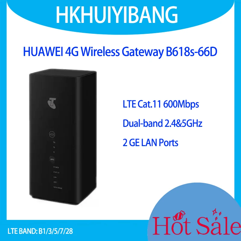 

Разблокированный новый Huawei LTE Cat11 B618S-66D беспроводной шлюз 4G WiFi CPE маршрутизатор двухдиапазонный 2,4 ГГц 5 ГГц 600 Мбит/с 4G модем для Telstra