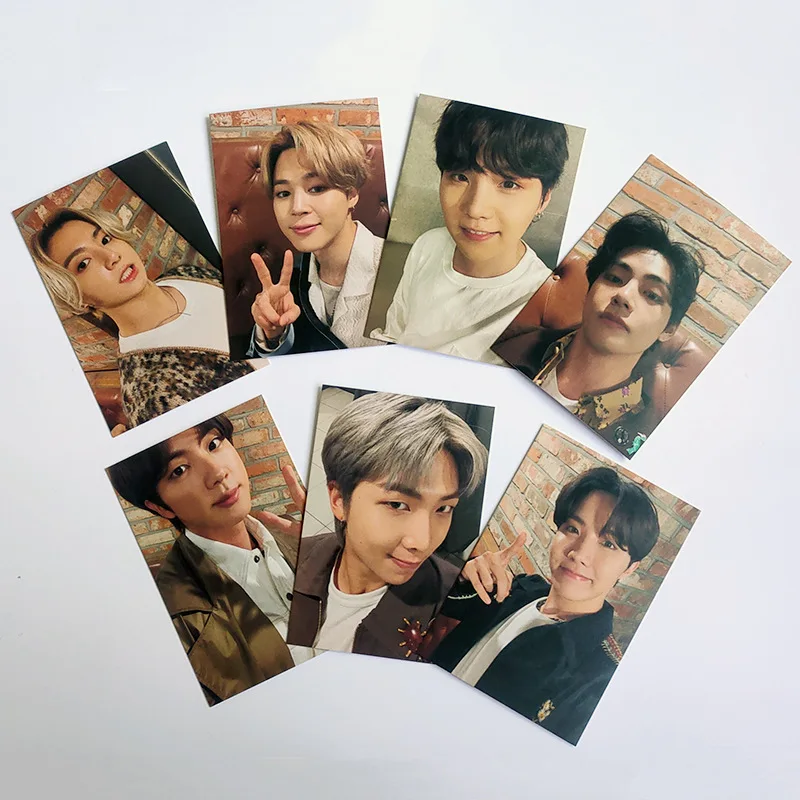 

7pcs/set Kpop Group Photocard Lomocard Collection Photo Cards LOMO Card for Fans