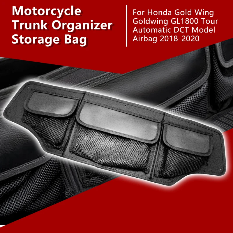 

Motorcycle Trunk Organizer Storage Bag Case for Honda Goldwing GL1800 Tour Automatic DCT Model Airbag 2018 2019 2020