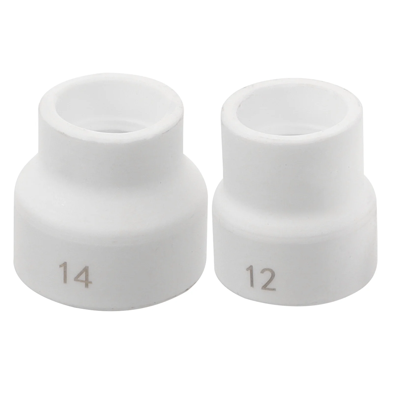 

2 Pcs Welding Accessories Lens Cup Tig Ceramic For Torch Supply Shield Solder Gas Cups