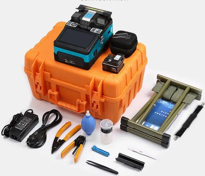 Comptech FS-60FHigh Precision FiberFusion Machine Leather Cable Pigtail Three-in-oneFTTH Fully Automatic Fiber Fusion Splicer