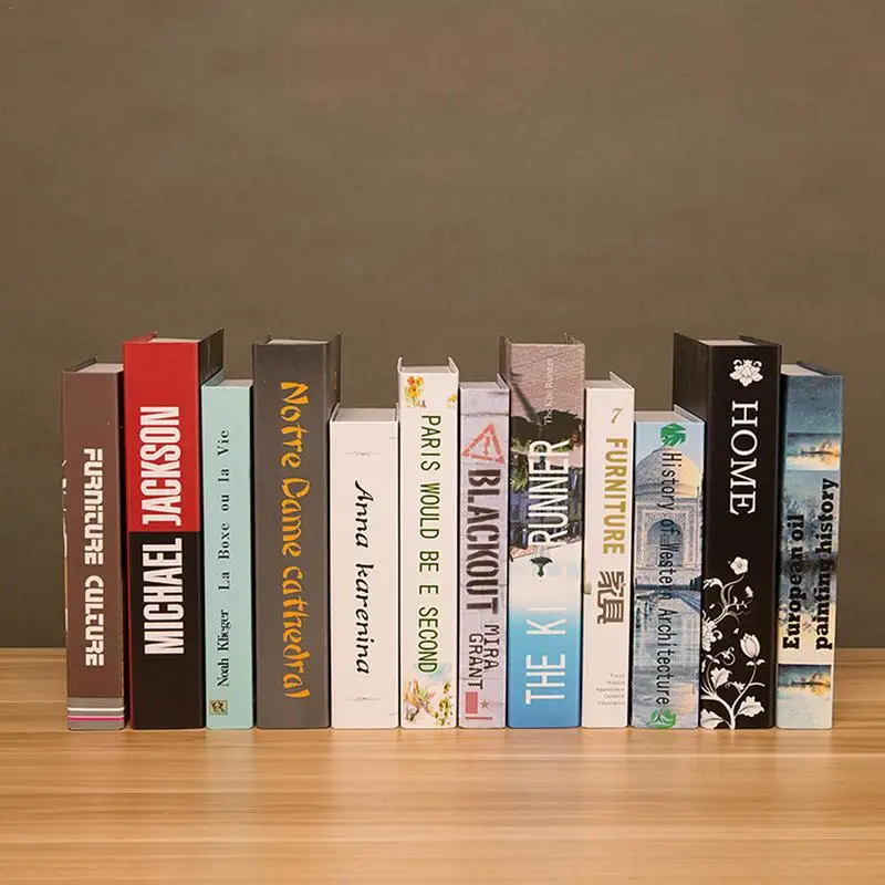 

Simple Modern False Book Simulated Book Decoration Display Ornament Bookcase Photography Prop Decoration Book Home Decoration
