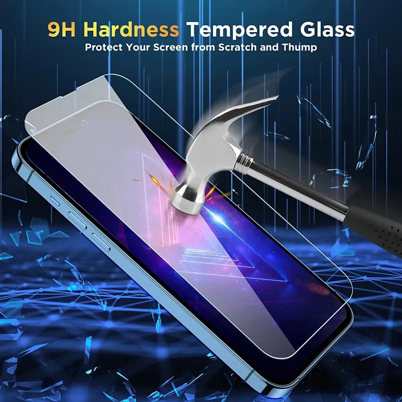 Screen Protectors for IPhone 12 13 Pro Max Mini Camera Lens Protector for IPhone 11 14 Pro MAX XS X XR Full Cover Tempered Glass