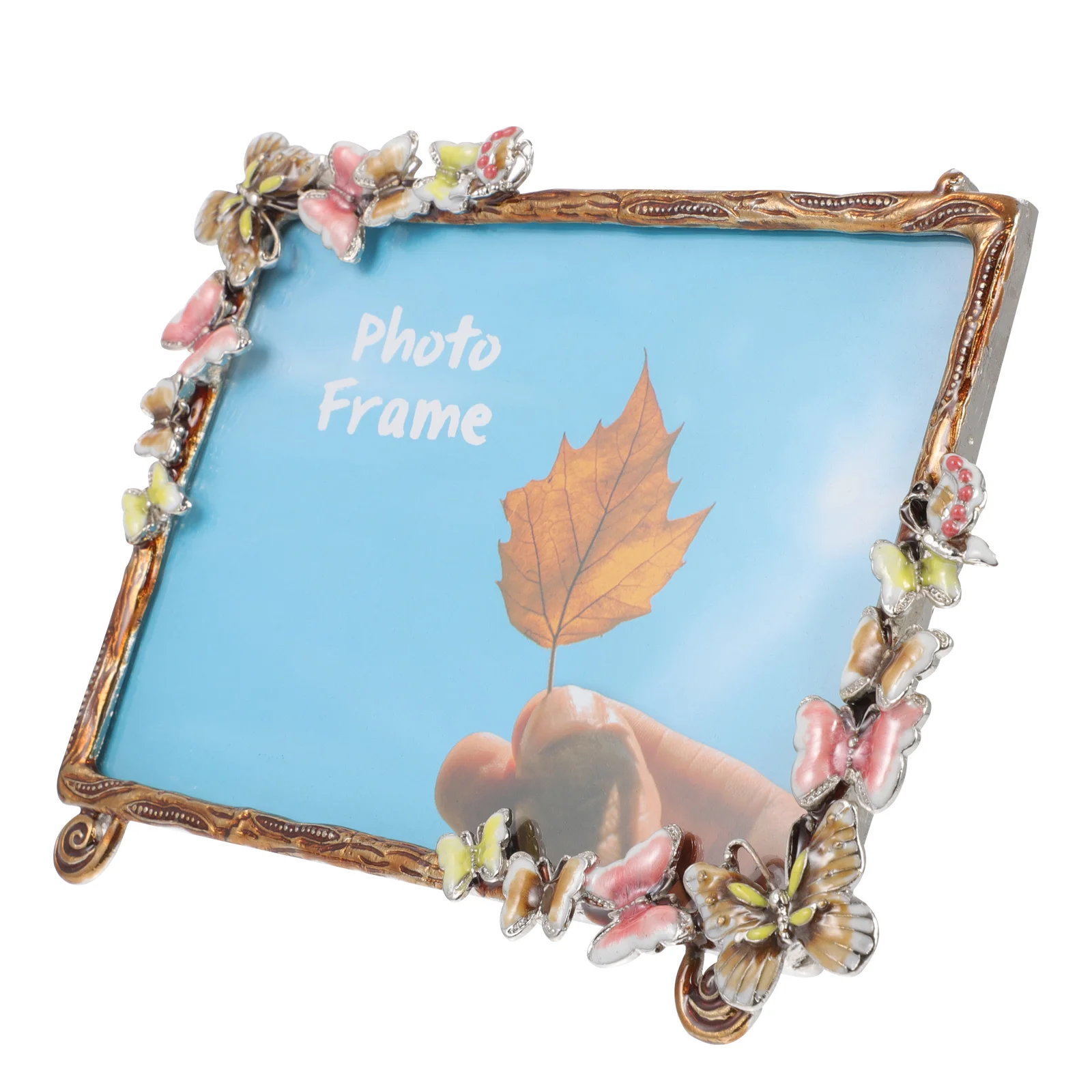 

Frame Photo Picture Framesdesktop Vintage Decorative Wall Wedding Square Decoration Tabletop Rustic Desk Friends Inch Hanging