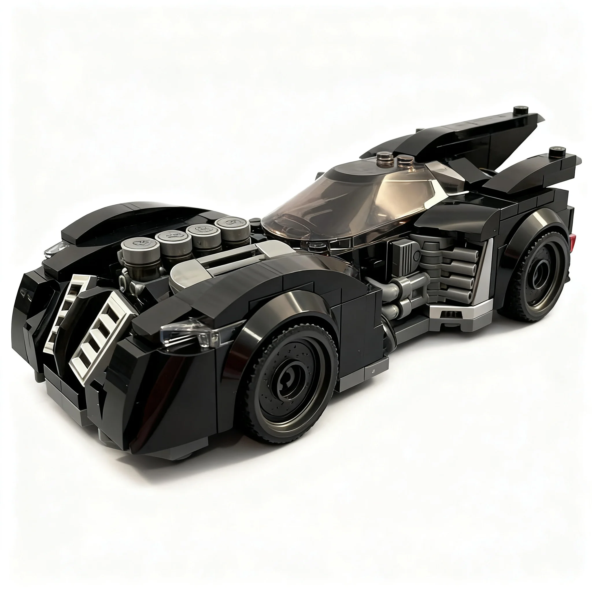 Фото 332 детали MOC. Модель Бэтмобиля из 