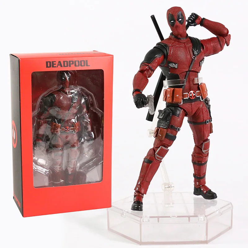 Deadpool 8" Scale Action Figure Complete Action Figure Toy Doll Model