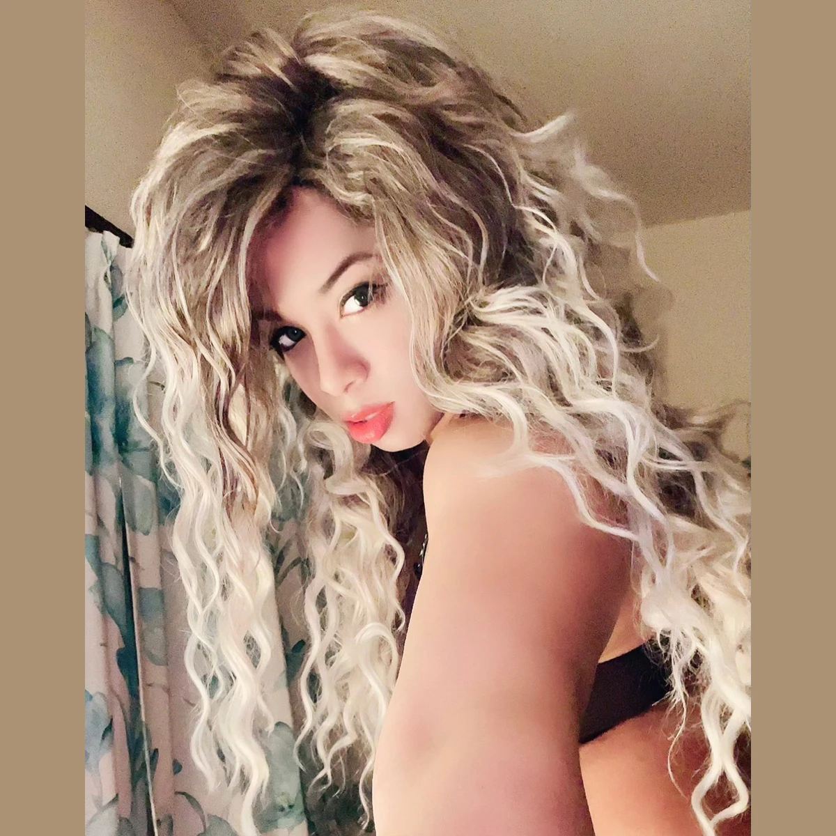 Синтетические светлые парики GNIMEGIL для белых женщин длинный вьющийся парик