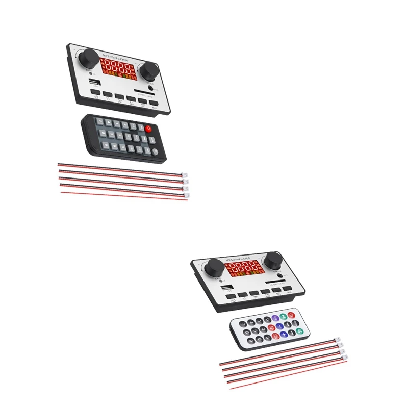 Усилитель 80 Вт + 2X40 Bluetooth 5 0 MP3-декодер плата 12 В Hi-Fi FM USB AUX для музыкального