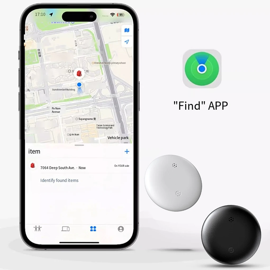 Мини GPS-трекер для системы Apple iOS Find My APP air tag Child Finder Pet bike Bag Loss Tracker Smart Bluetooth