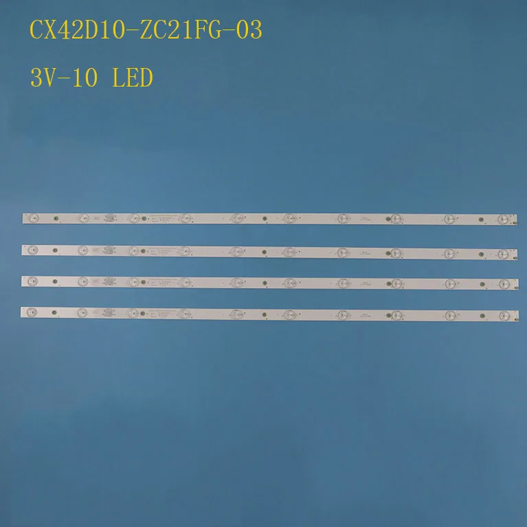 

Новинка, Светодиодная лента для подсветки, 4 шт./лот, для фотовспышки, модели CX416M03, CX420DLEDM, ф42c7000e, 42CF19-T2, L4240FHD