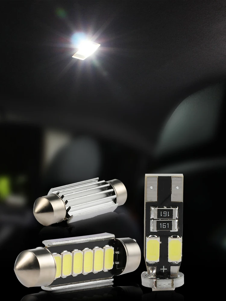 Светодиодная внутренняя лампа Canbus Festoon 5630 6-SMD белого цвета для VW Golf 3 MK3 1991-1997