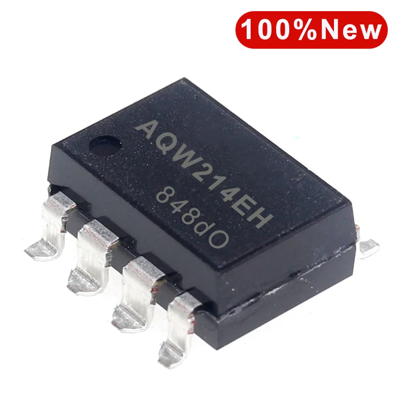 

1PCS/Lot AQW214EHA AQW214EHAX SMD-8 Solid State Relays Photocoupler PCB Mount 400v 100mA DIP Form A Norm Open