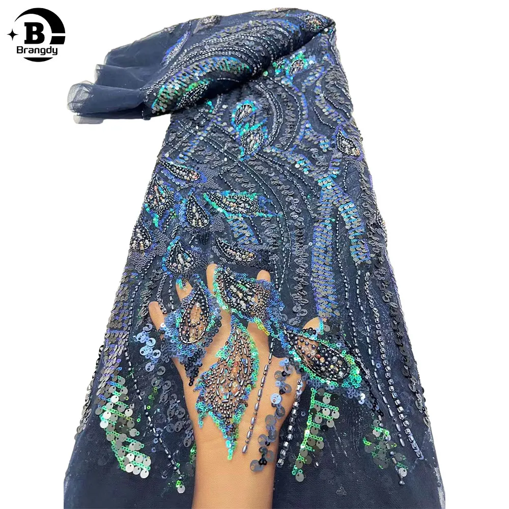 Новейшая африканская кружевная ткань 2024 роскошная французская фототкань