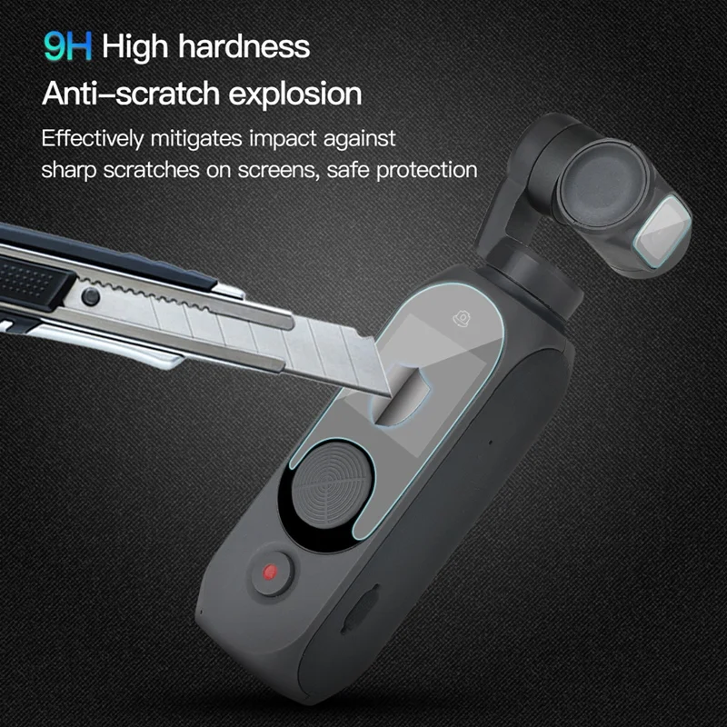 3 комплекта закаленного стекла пленка для объектива защитная крышка камеры FIMI PALM