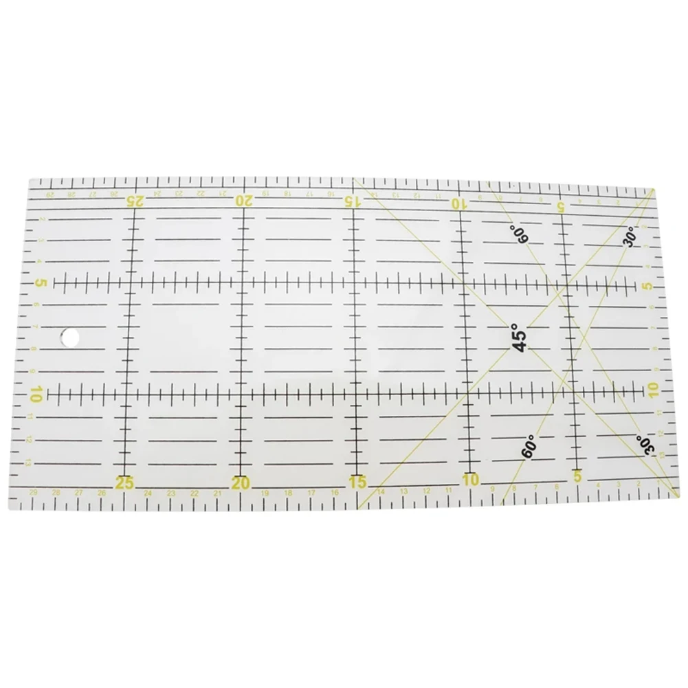 

Measuring Ruler Sewing Patchwork Feet Tailor Yardstick Cloth Hand Cut 30*15 Cm For Measuring Drawing Stitching Tool