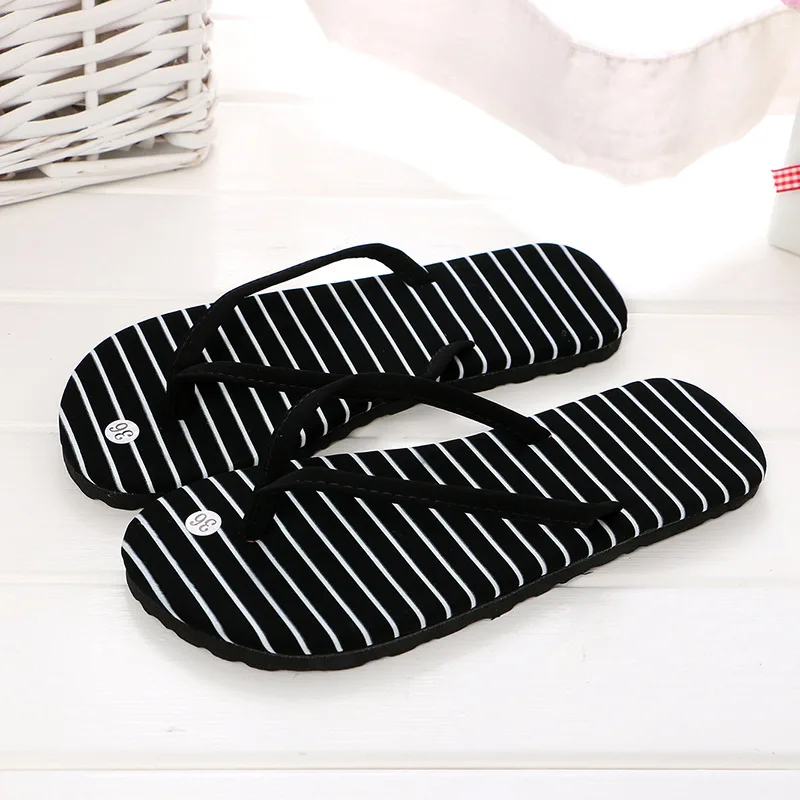 

Summer New Slippers Flip-flops Flat Outdoor Beach Men's Flip-flops New Anti-slip Wear-resistant Shock-absorbing Girls Slippers
