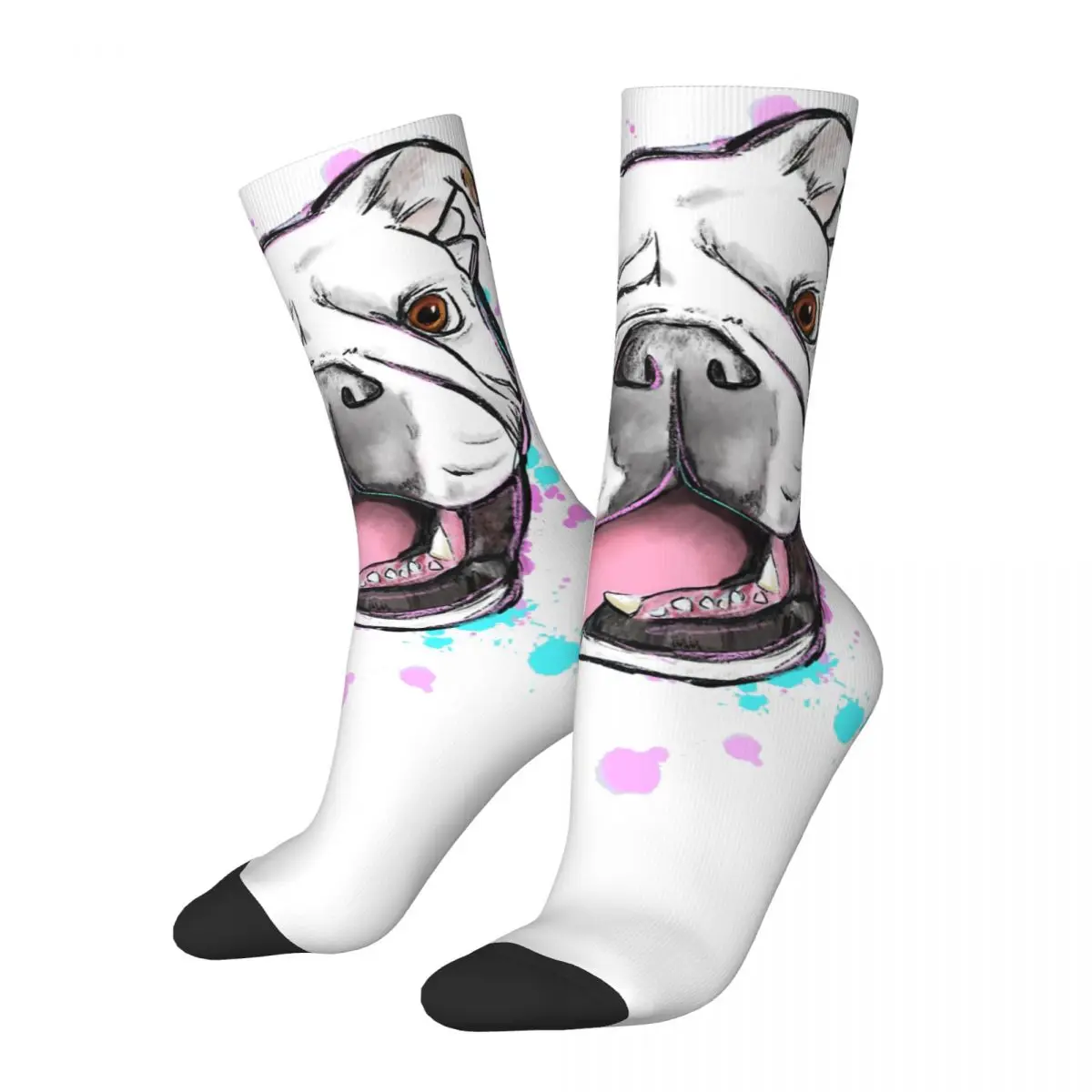 

Hip Hop Retro Princess Buttercup Crazy Men's compression Socks Unisex Cool Dog Hip Hop Fashion Roar Harajuku Seamless Crew Sock