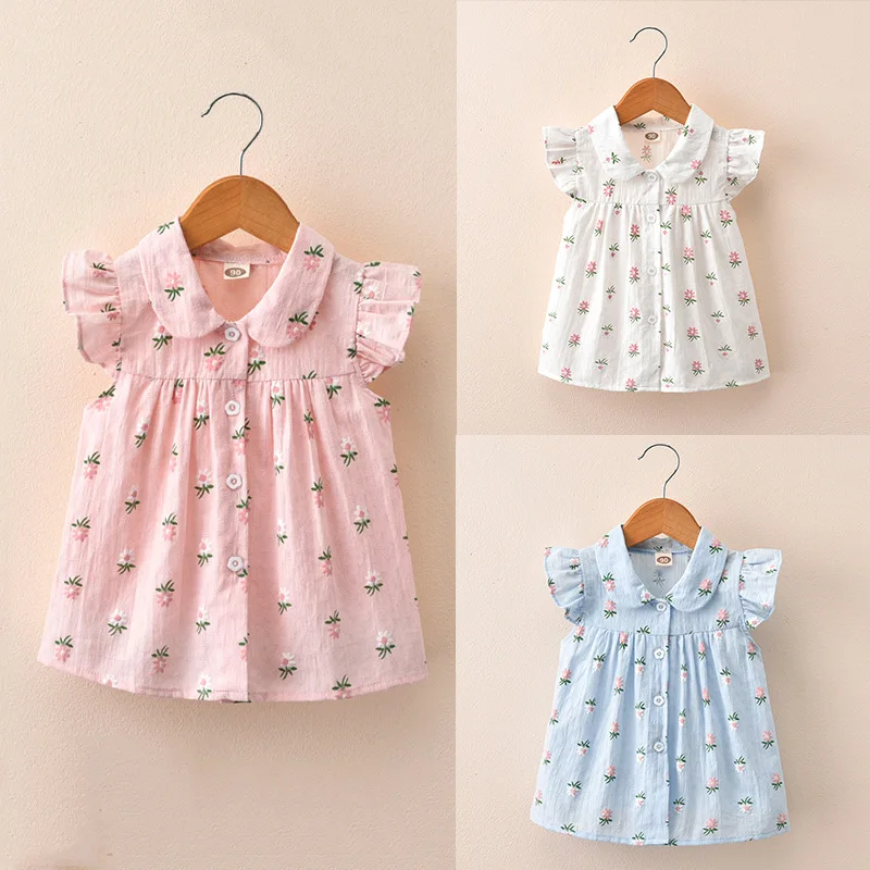 

Блузки, новинка, Весенняя одежа для малышей, комплекты для детей; Одежда для девочек; Цвет белый; Рубашка с вышивкой с длинным рукавом из хлоп...