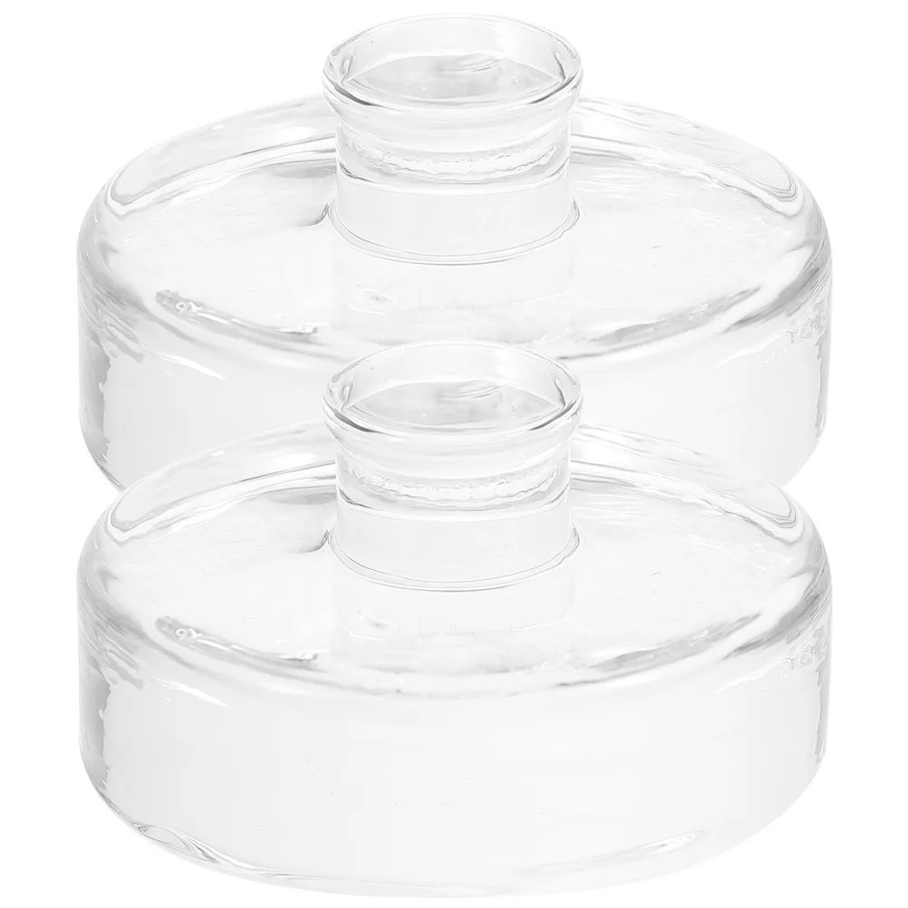 

2 Pcs Fermented Glass Weights Fermenting Lids for Mason Jars Can Household Fermentation Small