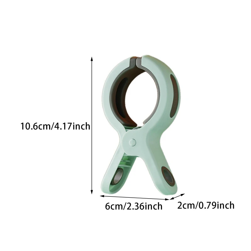 3 шт. ветрозащитные прищепки для одежды с резиновыми шипами