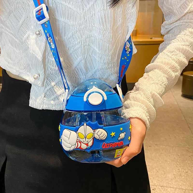 480 мл портативный стакан для воды мальчиков Детская Нескользящая соломенная