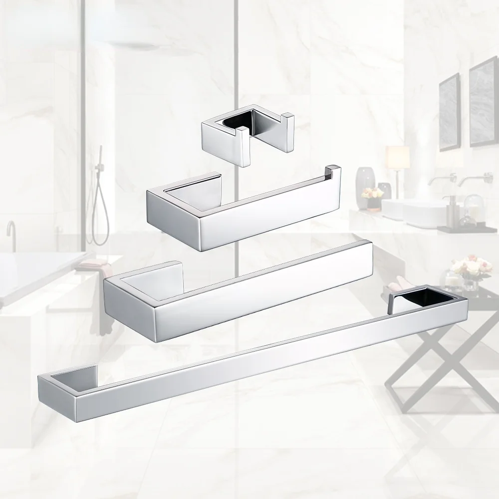 

Полированный держатель для туалетной бумаги, брикет аксессуаров из нержавеющей стали, настенное крепление для спальни, наборы оборудовани...