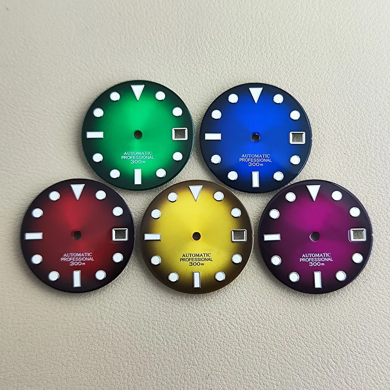 

28.5mm Dial NH35 Dial NH36 Dial Green Luminous For NH35 NH36 Automatic Mechanical Movement Watch Accessories