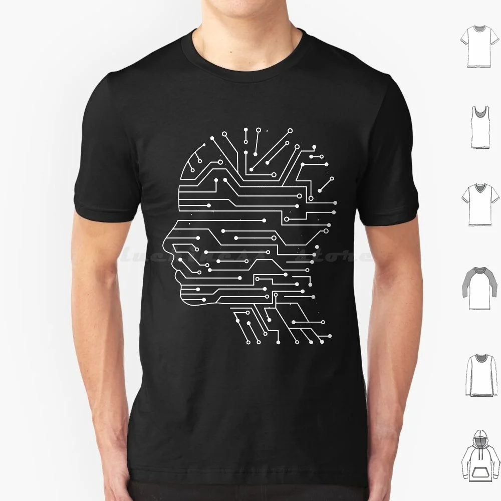 

Artificial Intelligence T Shirt 6xl Cotton Cool Tee Artificial Intelligence Ai Programming Machine Learning Eep Learning Brain