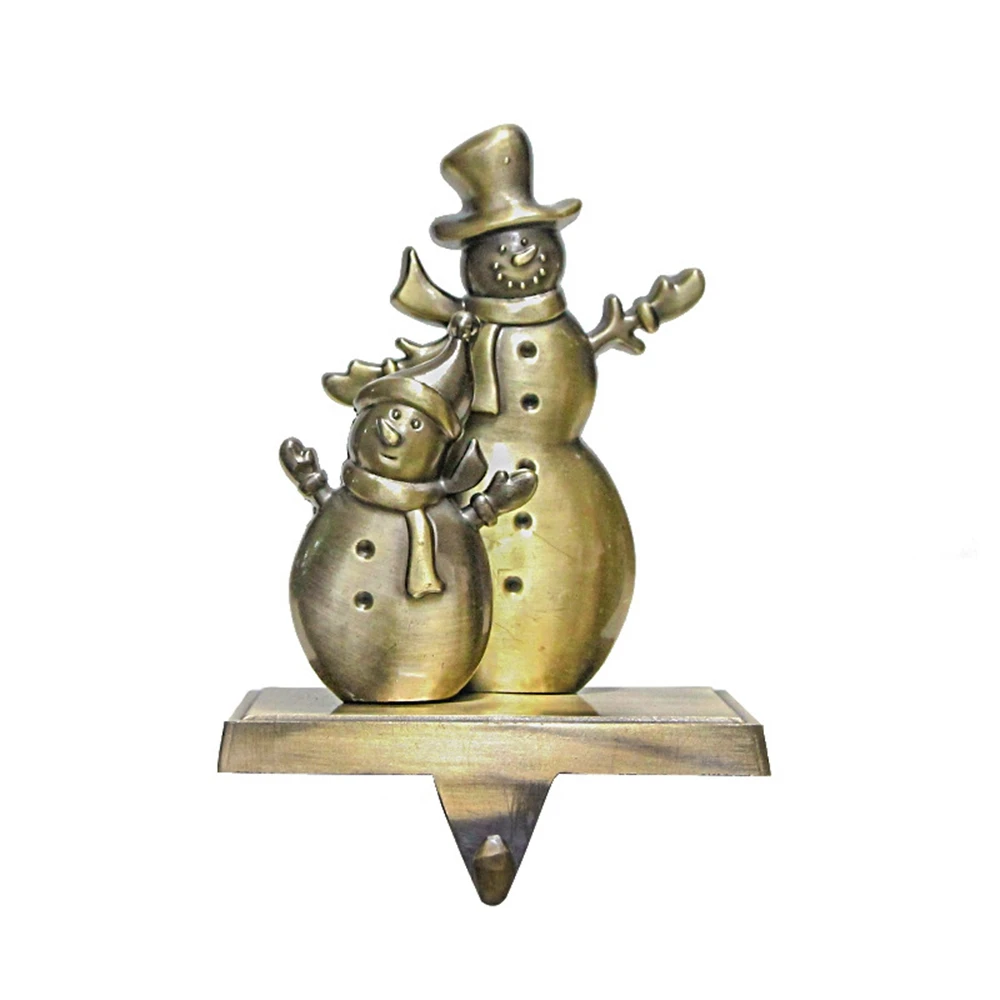 

Держатели для рождественских чулок, крючки, вешалка для камина и камина, металлический подвесной зажим, подвеска для домашних носков (Снего...