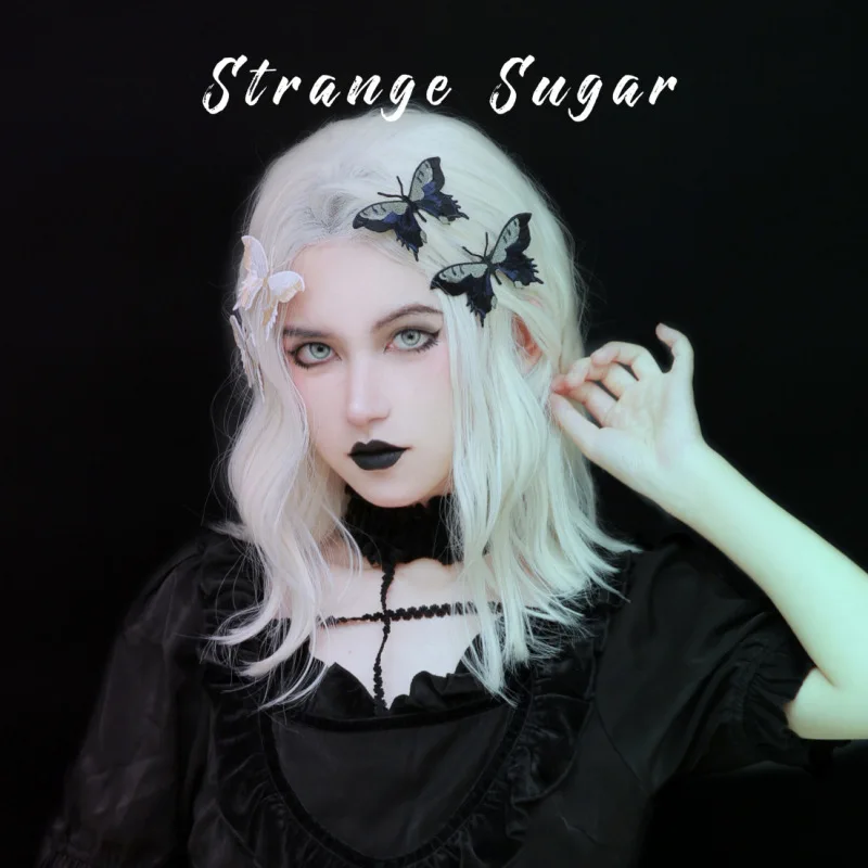 

Diablo Gothic Headdress Butterfly Hairpin Diablo Gothia Halloween Party Lolita Tiara